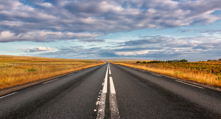 the national road 1 on Iceland, ring road