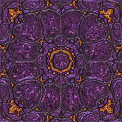 3d effect - abstract polygonal fractal pattern