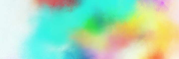 colorful vibrant vintage horizontal background design with turquoise, light gray and aqua marine color