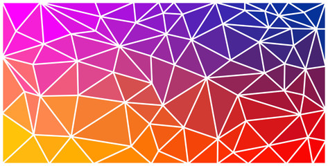 Abstract polygonal space low poly dark background with connecting dots and lines. Connection structure.