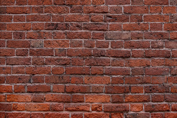 old red brick wall background