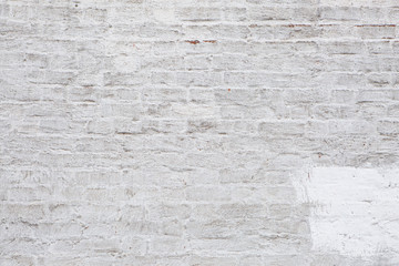 white brick wall