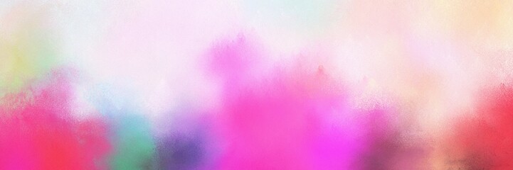 colorful vibrant decorative horizontal background banner with mulberry , neon fuchsia and misty rose color