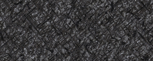 Fototapeta premium 3d material black steel wall scratches texture