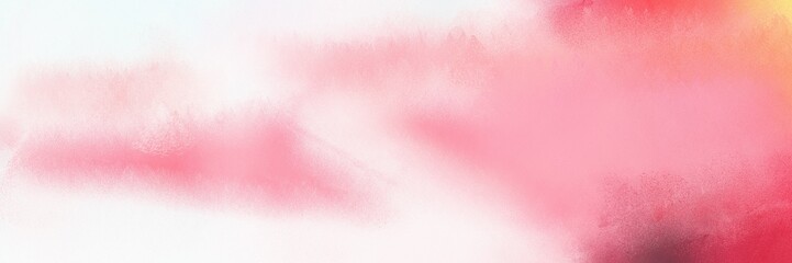 colorful vibrant vintage horizontal background banner with pastel pink, misty rose and moderate red color