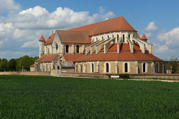 Fototapeta na wymiar Pontigny Abbey, in France.