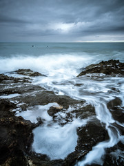 Long exposure coast