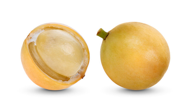burmese grape, tropical fruit isolated on white