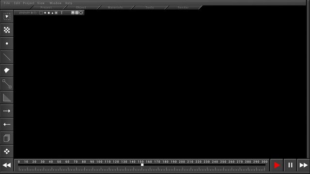 PNG Alpha.HUD frame. User Interface of abstract 3D software. Software player, viewer. 