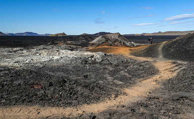 Paysage volcanique en Islande © AlexQ