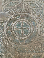 Fototapeta na wymiar The mosaics of the Roman villa of Casignana, in Calabria.