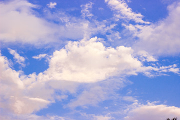 nature background cloudscape in Yogyakarta, Indonesia.