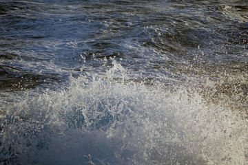 Lanzarote. Storm on the Atlantic Ocean