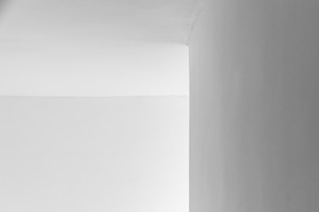 Abstract minimal architecture background, white walls