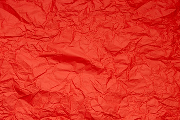 Valentine's Day crumpled red background