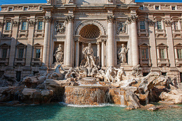 Fototapeta premium Trevi-Brunnen, Rom, Italien