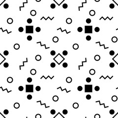 Minimal Monochrome Geometric Pattern