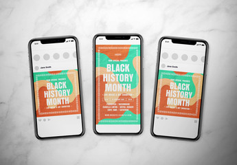 Black History Month Event Social Media Post Layout