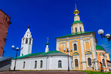 Church of St. George in Vladimir, Russia. Golden ring of Russia.