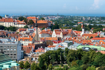 Fototapeta na wymiar Old Town Tallinn, Estonia