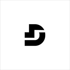 Obraz premium DS SD Letter Logo Design Template