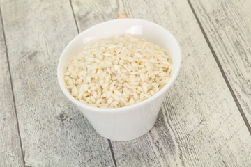 Arborio rice for Italian risotto