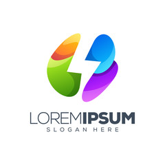 energy logo design vector illustration