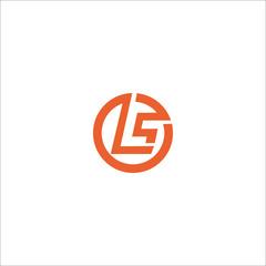 LS L S Letter Logo Design Template