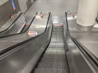 escalator in london underground
