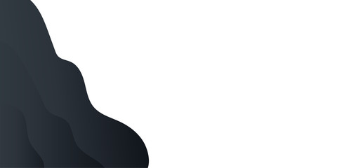 Abstract background black gradient for presentation design. Modern vector Illustration with wave effect. Suit for business, corporate, institution, conference, party, festive, seminar, and talks.