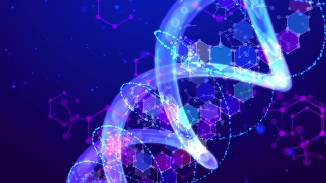 Double helix molecule, gene structure