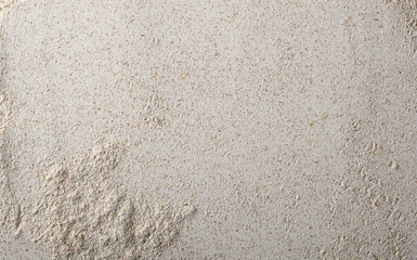Barley integral flour background and texture