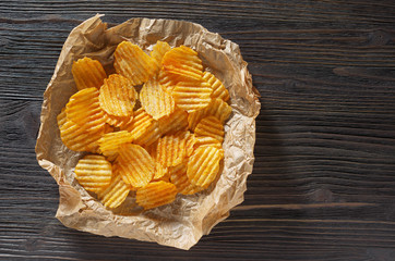 Crisps potato chips