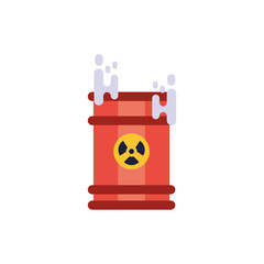 Isolated industrial barrel vector design