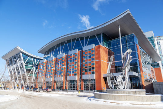 SAIT Polytechnic Institute on February 14, 2019, in Calgary, Alberta, Canada