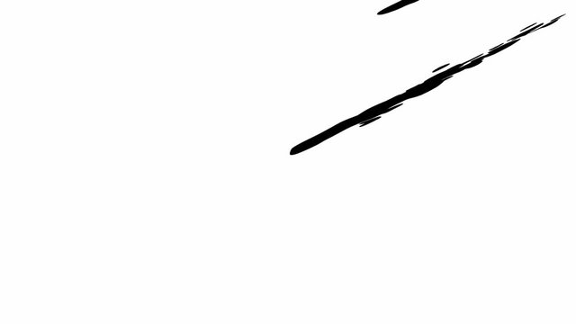 2d animation of meteorites falling through the atmosphere 