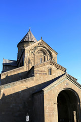 Fototapeta na wymiar Cathedral Church in Mtskheta