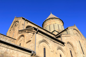 Obraz premium View of Cathedral Church in Mtskheta