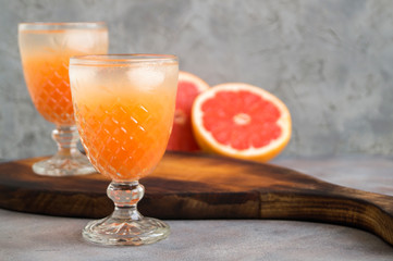 freshly squeezed grapefruit juice.