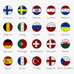 National Flags of European