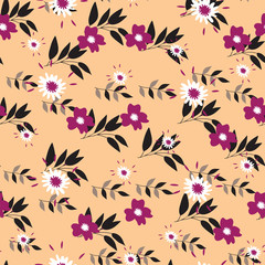 Fashionable pattern in small flowers. 