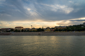 Panorama cityscape view in Budapest, Hungary.