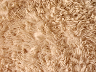 Carpet light pile fabric white cream warm close up background texture