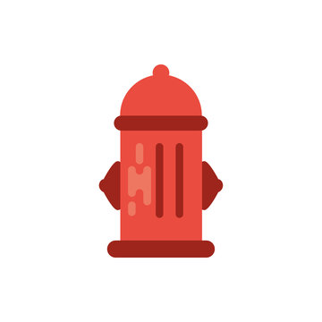 Isolated Fire Hydrant Vector Design