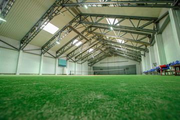  Indoor tennis court in the sports complex