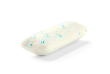 Chewing gum on white background
