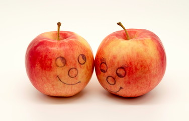 apples in love on Valentine's day