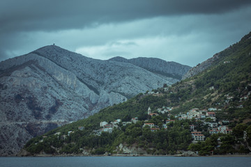 Brela Croatia beach view