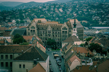 aerial view of the city