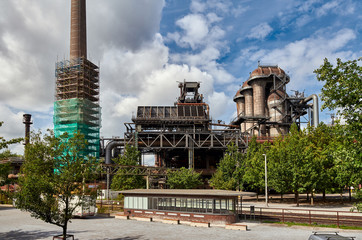 Industrial factory in Duisburg, Germany.